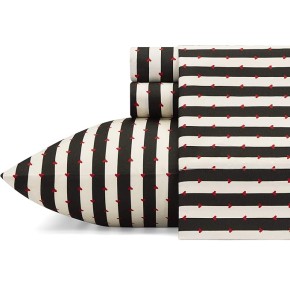 Twin Sheets, Soft & Lightweight Bedding, Fade & Wrinkle Resistant (Wonderland Stripe, Twin)