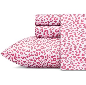 Twin Sheets, Soft & Lightweight Bedding, Fade & Wrinkle Resistant (Leopard, Twin)